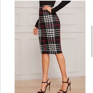Plaid skirt